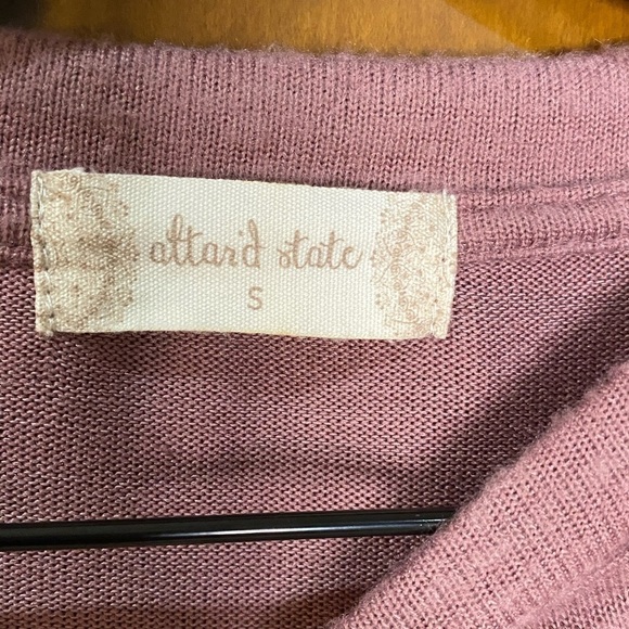 Altar'd State: Oversized Roca Front Pocket‎ Short Sleeve Pink Tee T-Shirt Top - Picture 4 of 8